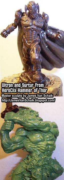 HeroClix Ultron Sutur Hammer of Thor