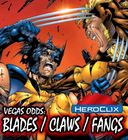 HeroClix Vegas Odd Blades / Claws / Fangs