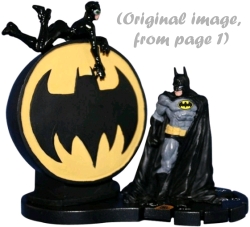 HeroClix Batman and Catwoman