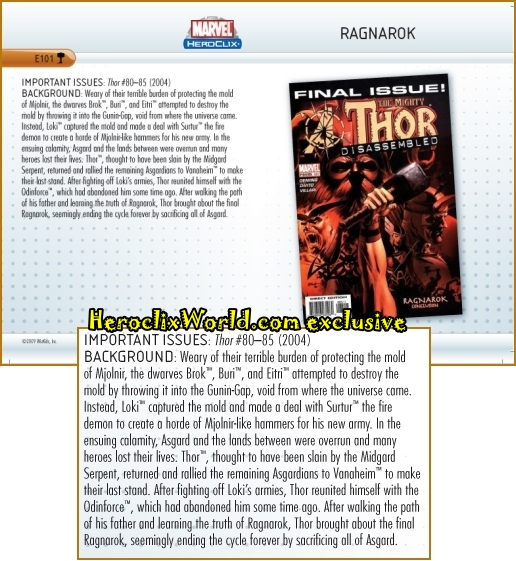 HeroClix Hammer of Thor Ragnarok
