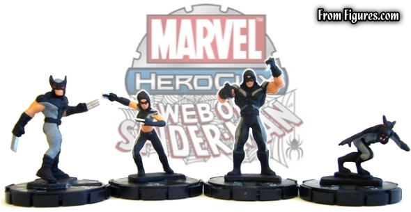 web of  Spider-Man HeroClix Spoilers