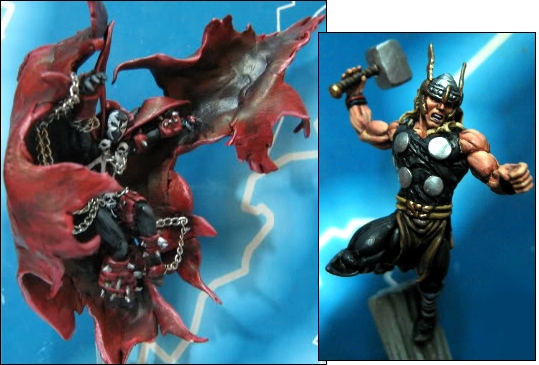 HeroClix custom Spawn Thor