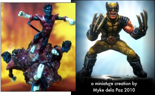HeroClix custom Wolverine Nightcrawler