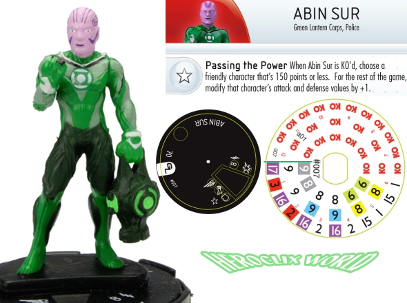 HeroClix Green Lantern Abin Sur