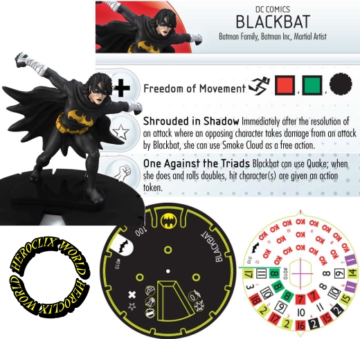HeroClix Black Bat Dial