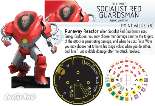 HeroClix Socialist Red Gaurdsman