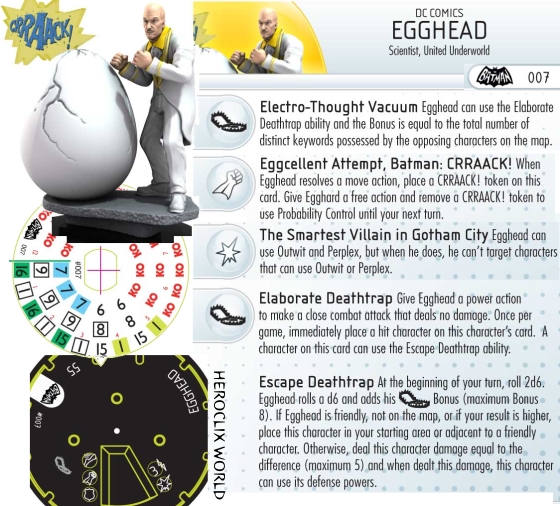 HeroClix Egghead dial