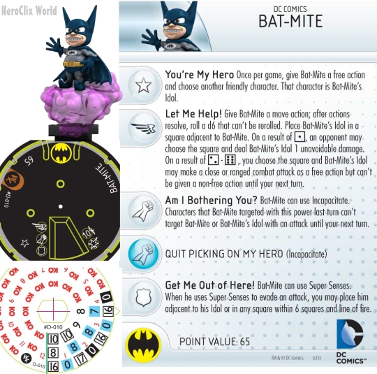 HeroClix Bat-mite figure convention exclusive