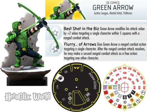 HeroClix Justice League Green Arrow Dial