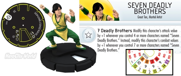 HeroClix Seven Deadly Brothers Dial
