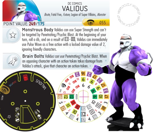 HeroClix Validus Dial