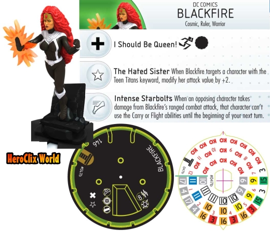 Blackfire HeroClix Dial The Le Games