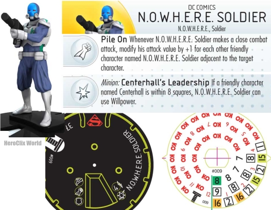 HeroClix Nowhere Soldier