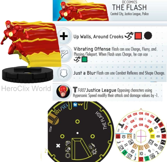The Flash HeroClix Dial Teen Titans