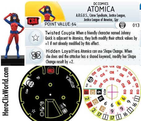 Atomica HeroClix Figure