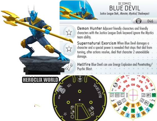 Blue Devil HeroClix Dial