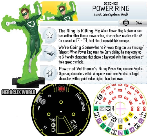 Power Ring Trinity War HeroClix