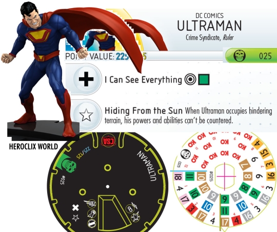 Ultraman HeroClix Dial Trinity War