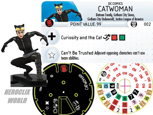 Catwoman Trinity War HeroClix Dial