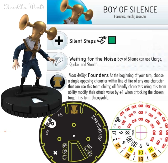 HeroClix Boy of silence dial
