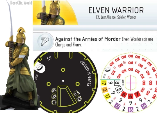 HeroClix LOTR Elven Warrior