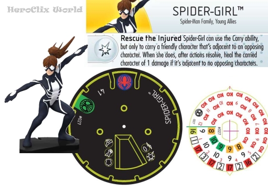 HeroClix amazing Spiderman Spider-Girl