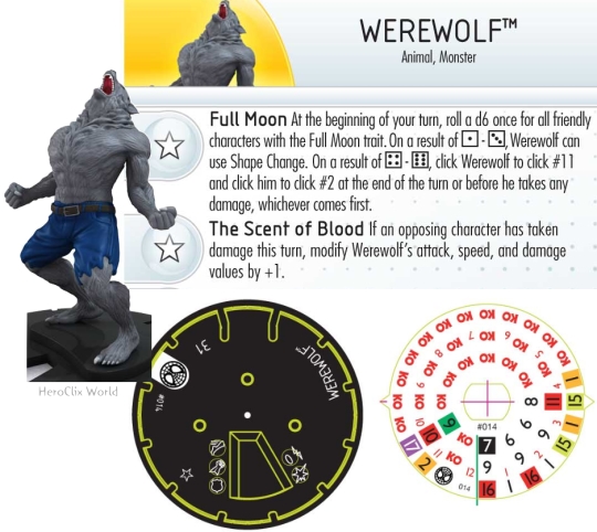 Werewolf dial