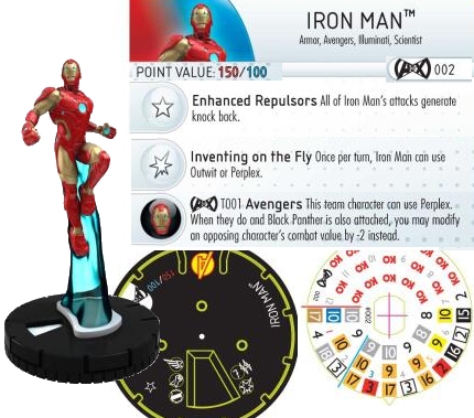HeroClix Iron Man dial