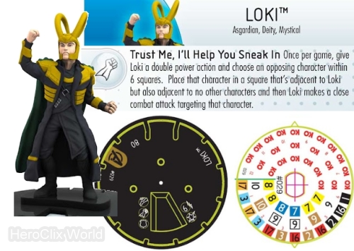 HeroClix Loki Team Pack dial