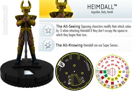 HeroClix Heimdall Dial Avangers