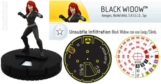 Shield Team Pack Black Widow Dial