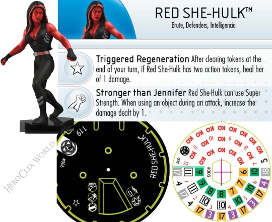 Red She Hulk HeroClix