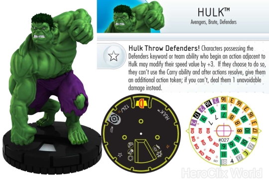 HeroClix Hulk Galactic Guardians