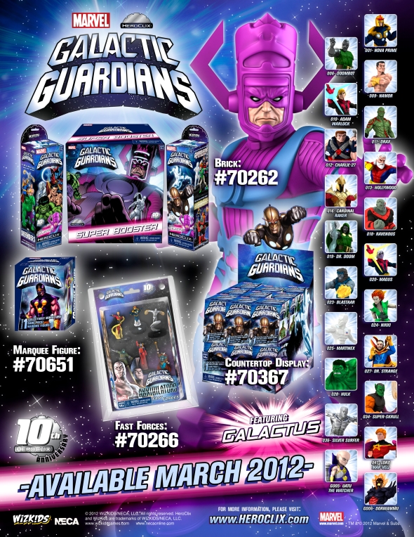 HeroClix Galactic Guardians Poster