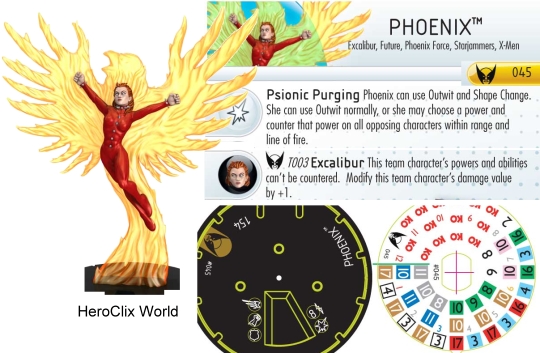 Phoenix HeroClix Dial