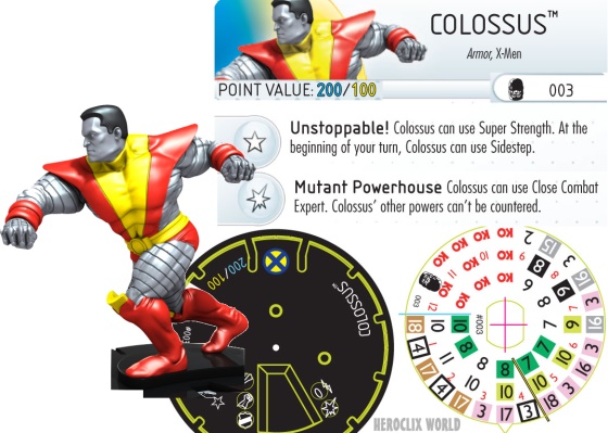 Days of Future Past HeroClix Colossus Dial