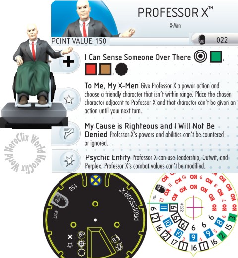 Professor X Days of Future Past HeroClix Dial
