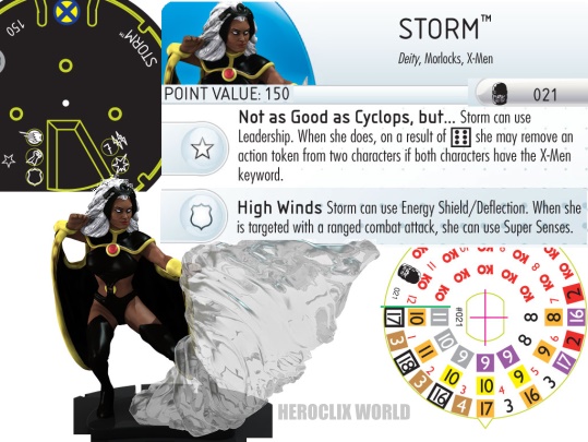 HeroClix Storm dial Days of Future Past