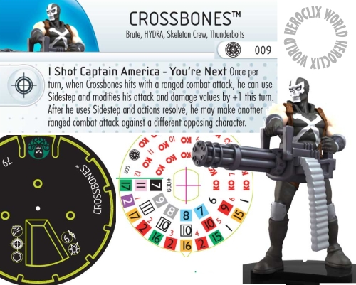 Crossbones Dial Iron Man HeroClix