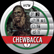 HeroClix Bystander Tokens Chewbacca