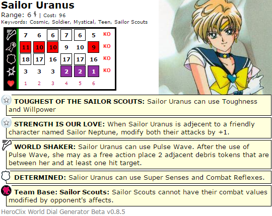 Sailor Uranus HeroClix