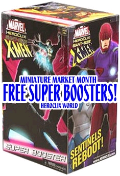 HeroClix World Miniature Market Gsx Super Boosters