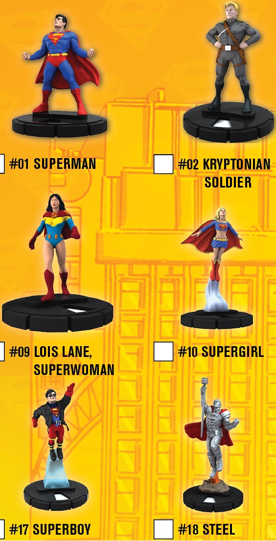 superman HeroClix Poster