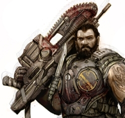 Gears of War Chainsaw Lancer