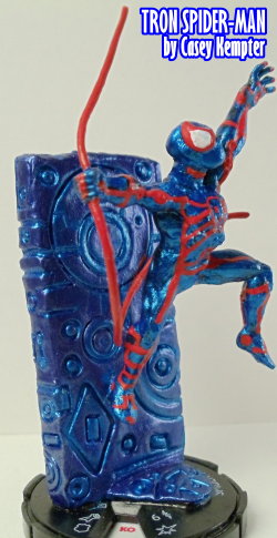 HeroClix Custom Tron Spider-man Casey Kempter