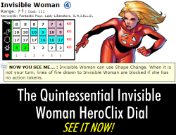 The Quintessential Invisbile Woman HeroClix
